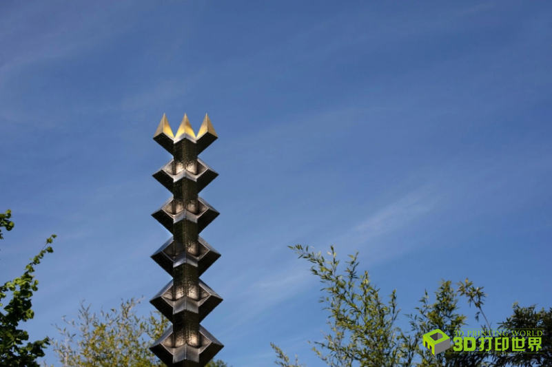 全3D打印，造一個不銹鋼塔