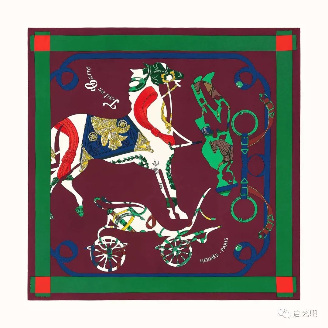 踏青歸來馬蹄香，看愛馬仕絲巾圖案之馬具美學(xué)