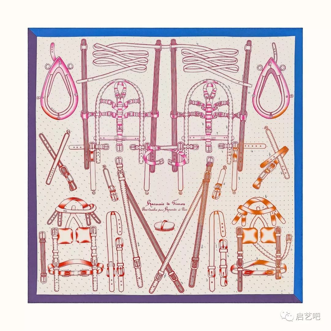 踏青歸來馬蹄香，看愛馬仕絲巾圖案之馬具美學(xué)
