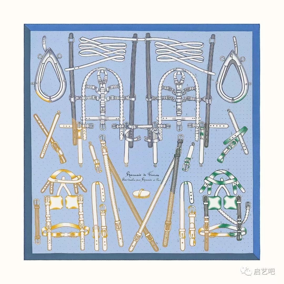 踏青歸來馬蹄香，看愛馬仕絲巾圖案之馬具美學(xué)