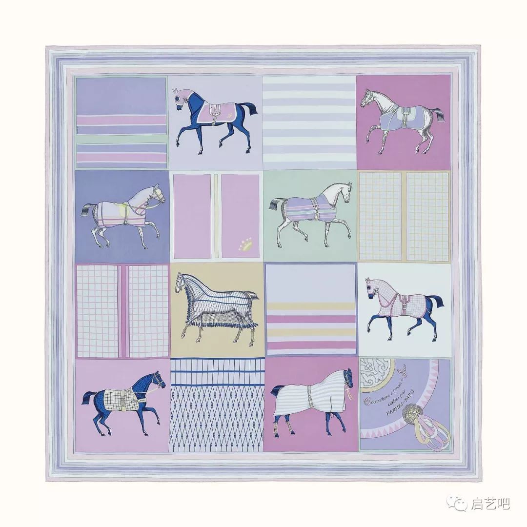 踏青歸來馬蹄香，看愛馬仕絲巾圖案之馬具美學(xué)