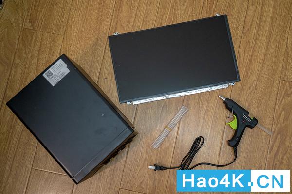 教你：閑置損壞筆記本電腦如何改造的DIY液晶顯示屏！