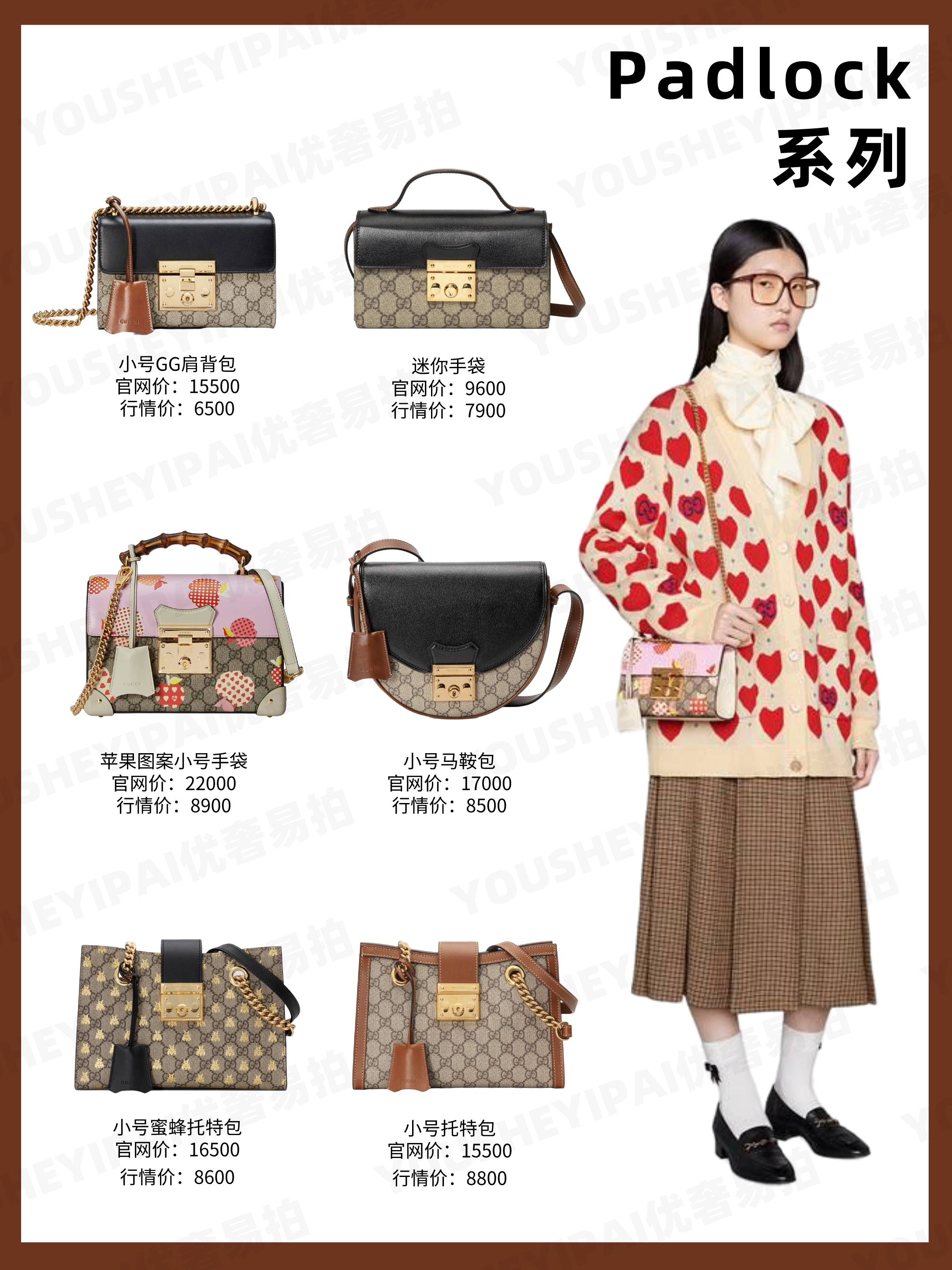 奢侈品種草|GUCCI全系列包包 9月最新二手價(jià)