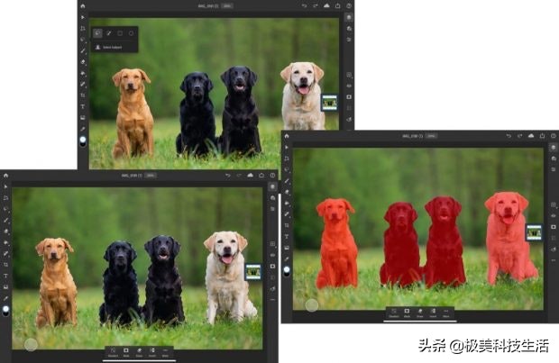 iPad Photoshop首次更新了AI主題選擇和更高的性能