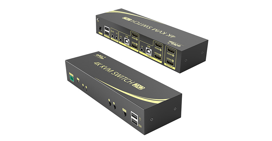 雙屏主機(jī)也能切換了！HDMI KVM雙屏切換器212HK